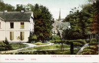 Kerk De Stulp en Pastorie, Hoge Vuurseweg 4 in Lage Vuursche in 1895-1905. Bron: Archief Eemland, beeldbank.