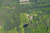 Huize Venwoude te Lage Vuursche vanuit de lucht gezien in 2014. Foto: Slagboom en Peeters Luchtfotografie B.V..